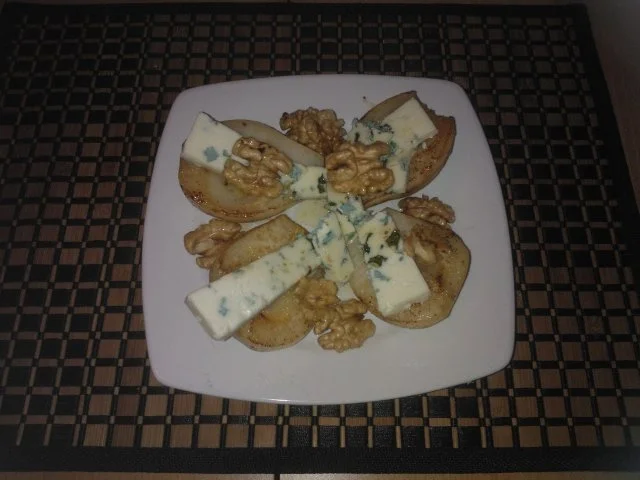 Heiße Roquefort Birne - Rezept