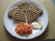 Zucchiniwaffel als Vorspeise - Rezept