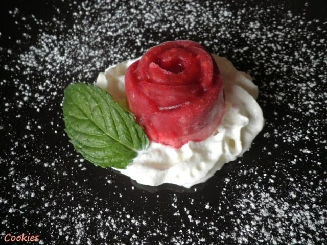 Rezept: Fruchtige Eisblumen ... Fruchtige Eisblumen ... - Rezept