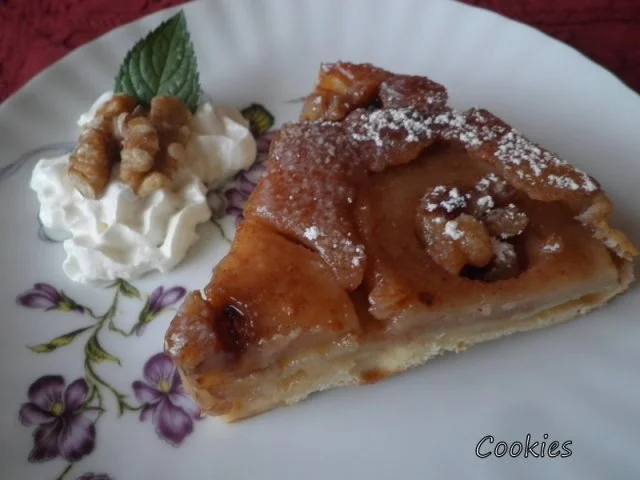 Rezept: Kleiner Walnuss - Apfelkuchen ... Kleiner Walnuss - Apfelkuchen ... - Rezept