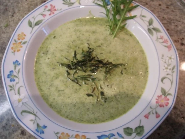 Suppen: Rucola-Rahm-Süppchen - Rezept