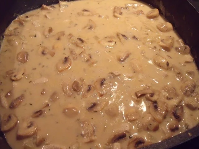 Rezept: Geschnetzeltes mit Frischkäse Geschnetzeltes mit Frischkäse - Rezept