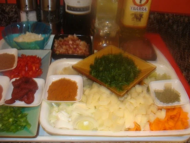 Suppen : Ungar. Paprika - Linsensuppe - Rezept - Bild Nr. 3