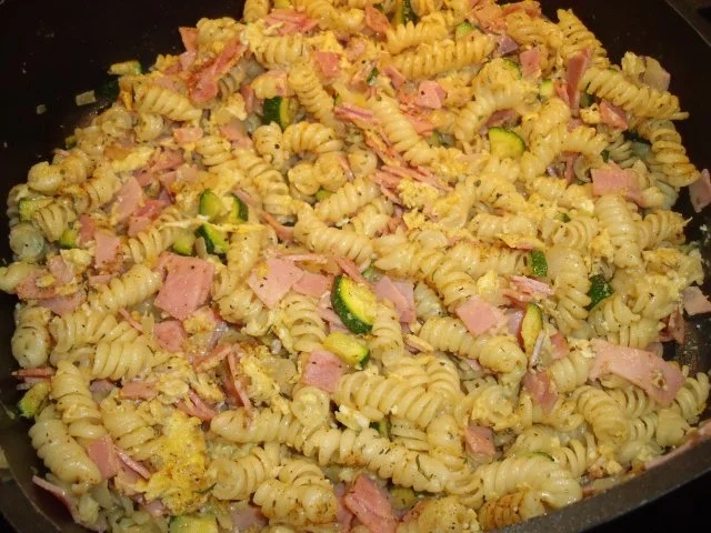 Schinken-Käse-Nudeln - Rezept