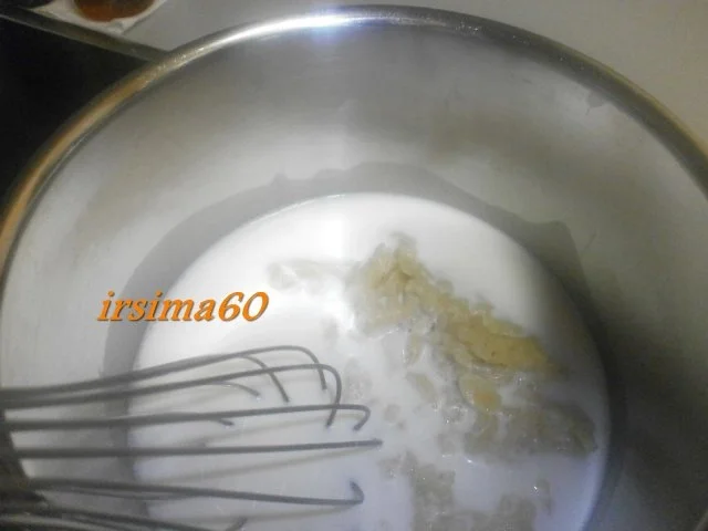 Pudding mit Marzipan und Nougat Soße - Rezept - Bild Nr. 3