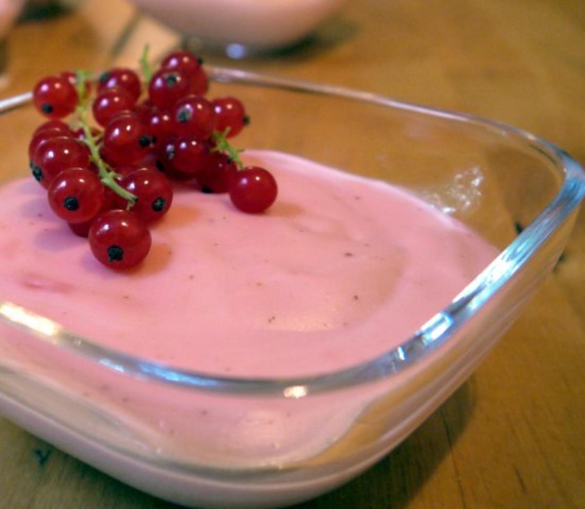 Bilder für Pudding aus roten Johannisbeeren - Rezept