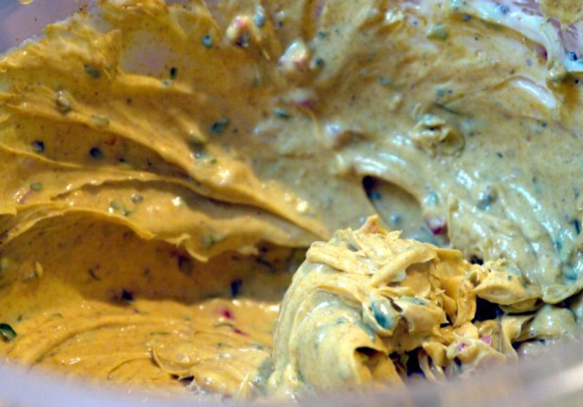 Ofenkartoffeln mit Curry-Chili-Butter und gebratenen Garnelen - Rezept - Bild Nr. 5