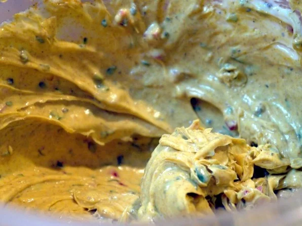 Ofenkartoffeln mit Curry-Chili-Butter und gebratenen Garnelen - Rezept - Bild Nr. 5