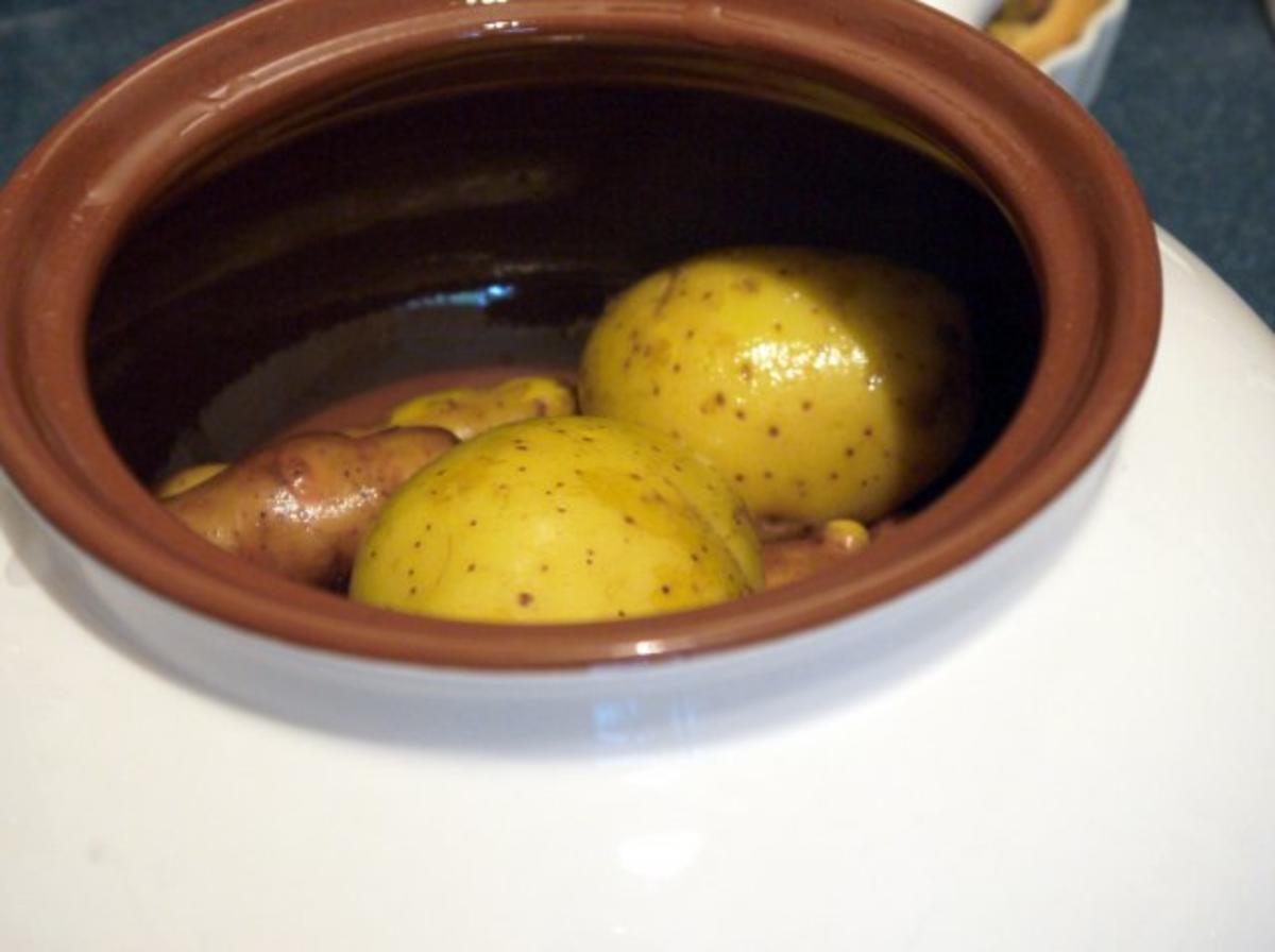 Ofenkartoffeln mit Curry-Chili-Butter und gebratenen Garnelen - Rezept - Bild Nr. 12