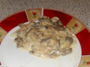 schnelle Rahm-Champignons - Rezept