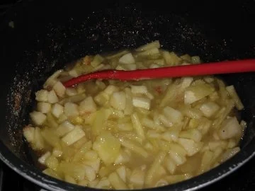 Ananas mit Apfel - Rezept