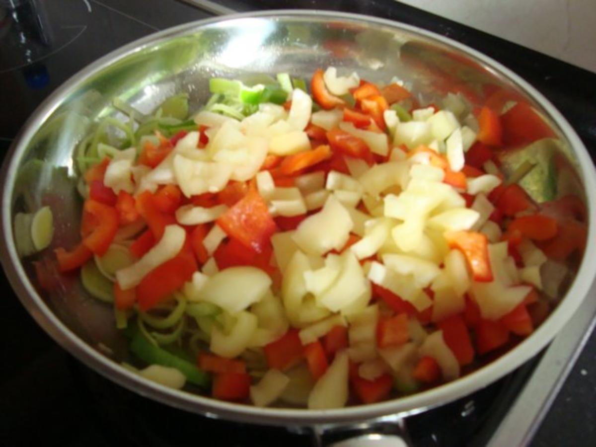 Lauch-Paprika-Mais-Gemüse - Rezept - Bild Nr. 5
