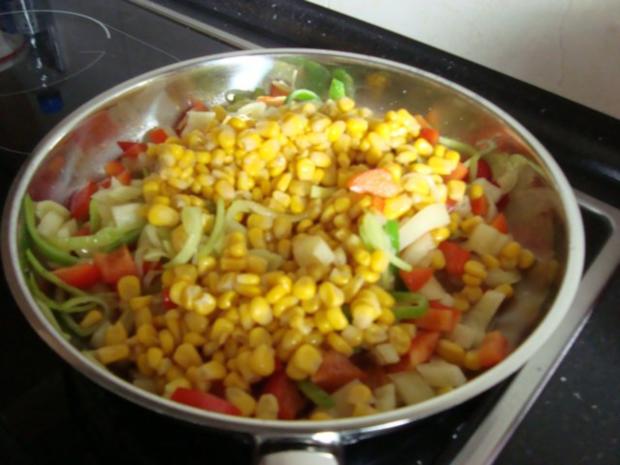 Lauch-Paprika-Mais-Gemüse - Rezept mit Bild - kochbar.de