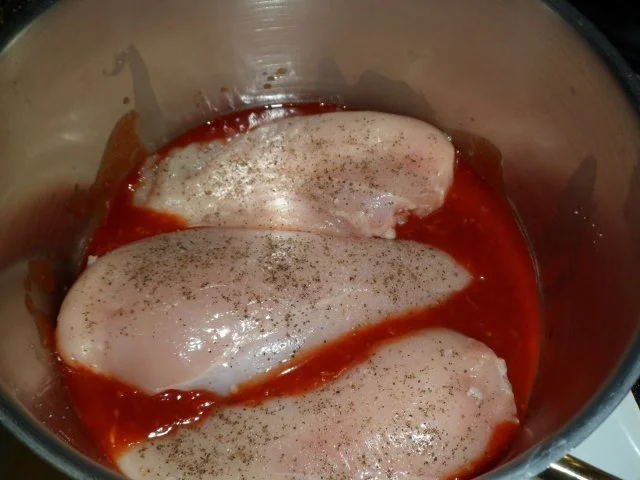 Hähnchenbrust in BBQ - Soße - Rezept - Bild Nr. 6