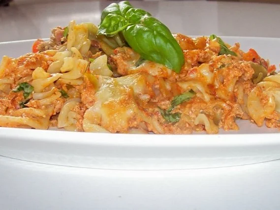 Thunfisch-Nudel-Auflauf mit mediterraner Feta-Tomaten-Creme - Rezept - Bild Nr. 10