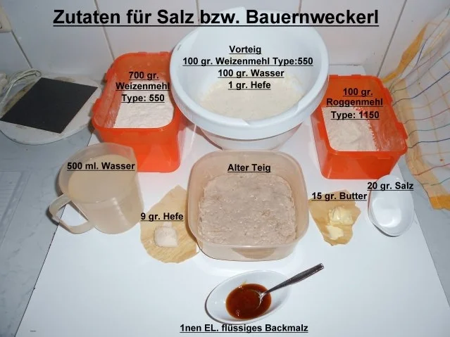 Salz bzw. Bauernweckerl - Rezept - Bild Nr. 2