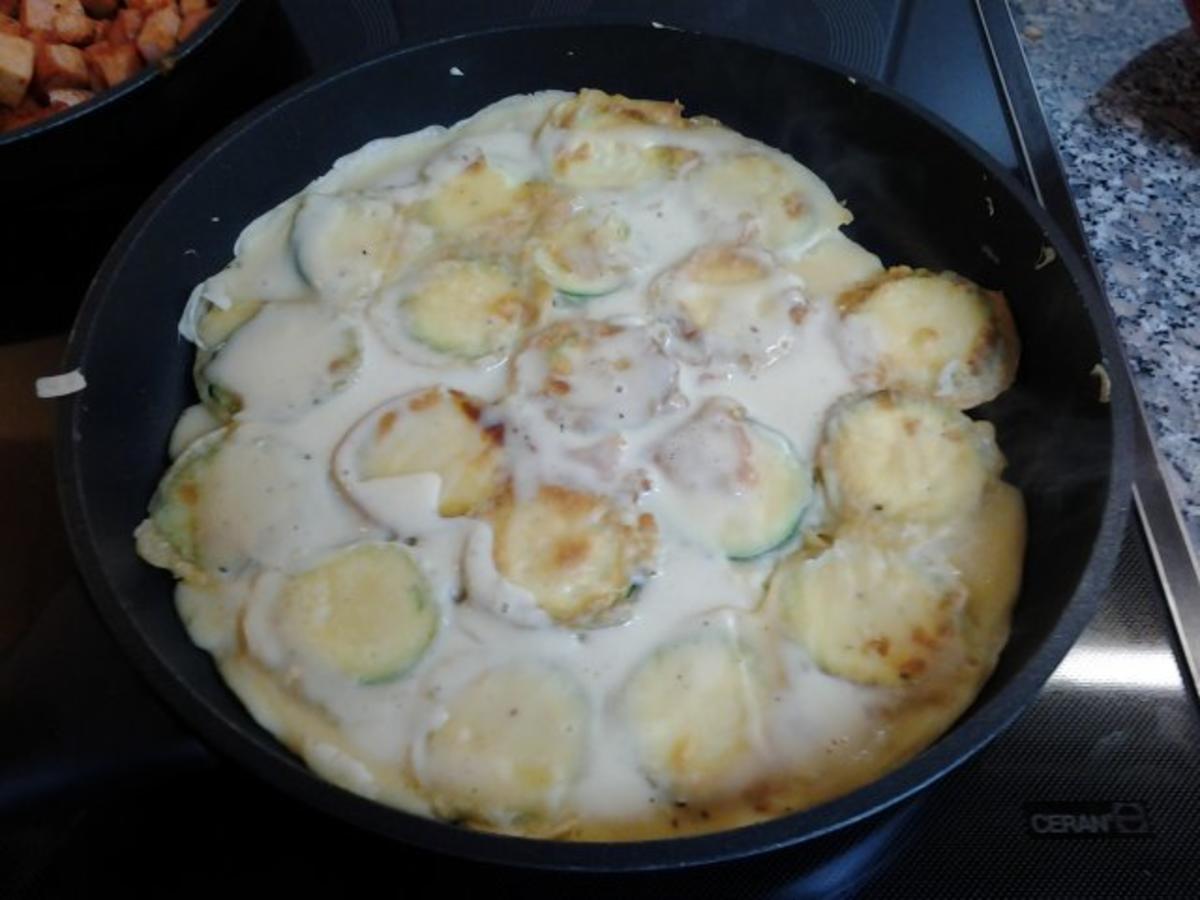 Zucchini umhüllt mit Bierteig - Rezept - Bild Nr. 5