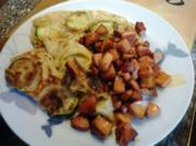 Zucchini umhüllt mit Bierteig - Rezept