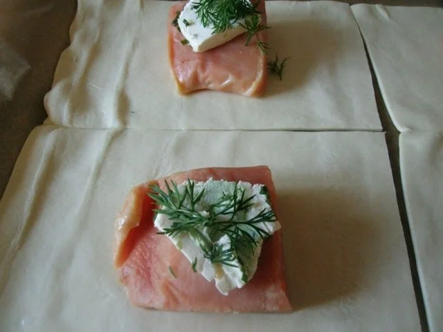 2 erlei Lachs in Blätterteig - Rezept - Bild Nr. 3