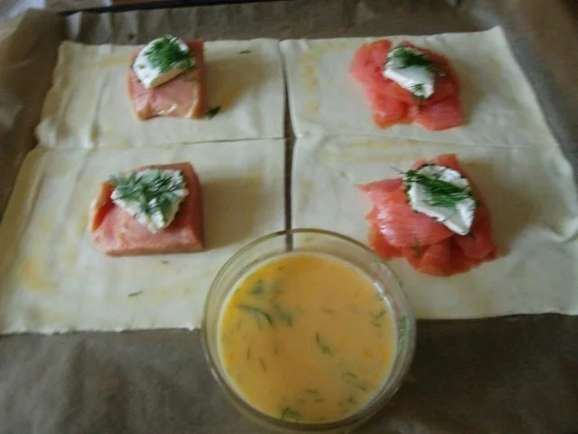 2 erlei Lachs in Blätterteig - Rezept - Bild Nr. 5