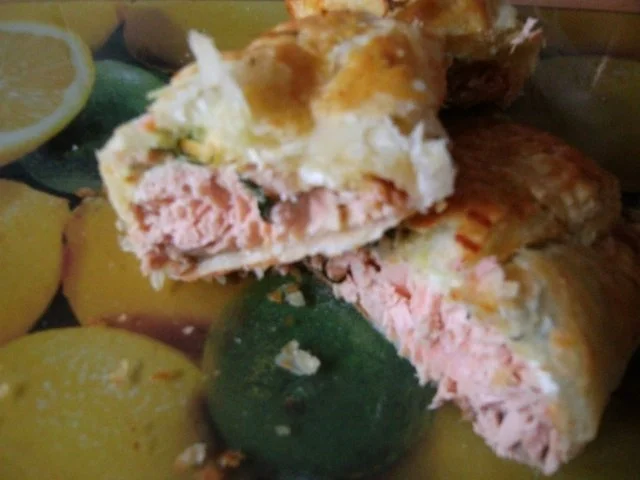 2 erlei Lachs in Blätterteig - Rezept - Bild Nr. 10
