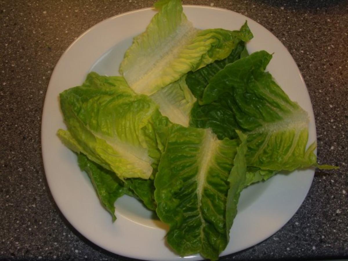 Romanasalat mit Kräuterquark Dressing - einfach - von Hoenowbear
