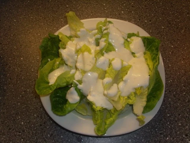 Romanasalat mit Kräuterquark Dressing - Rezept - Bild Nr. 5