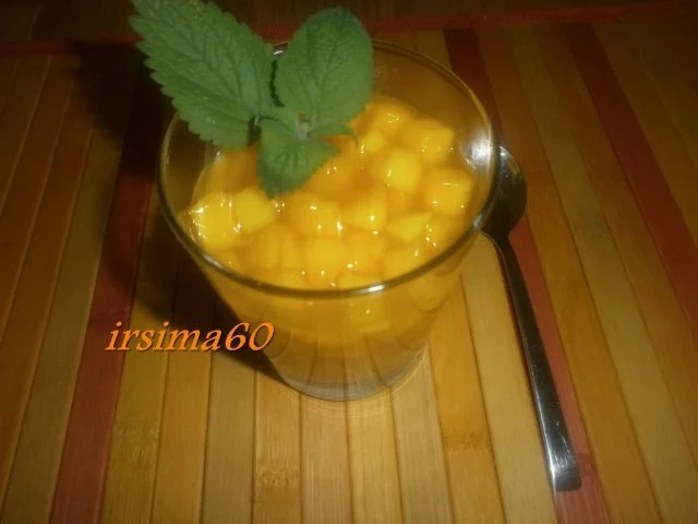 Rezept: Dessert: Kokoscreme mit Mango Bild Nr. 4 Dessert: Kokoscreme mit Mango - Rezept - Bild Nr. 4
