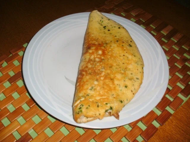 Gefülltes Eier-Schaum Omelett - Rezept