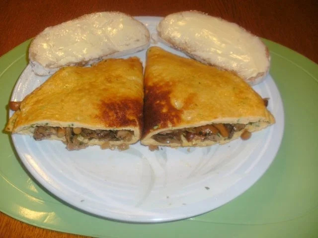 Gefülltes Eier-Schaum Omelett - Rezept - Bild Nr. 7