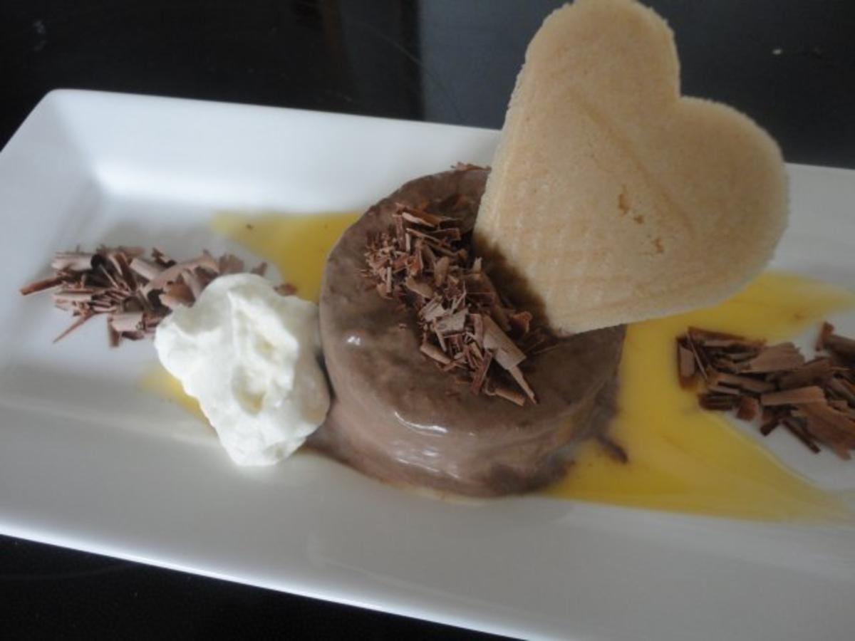 Eis von Mousse au Chocolade - Rezept