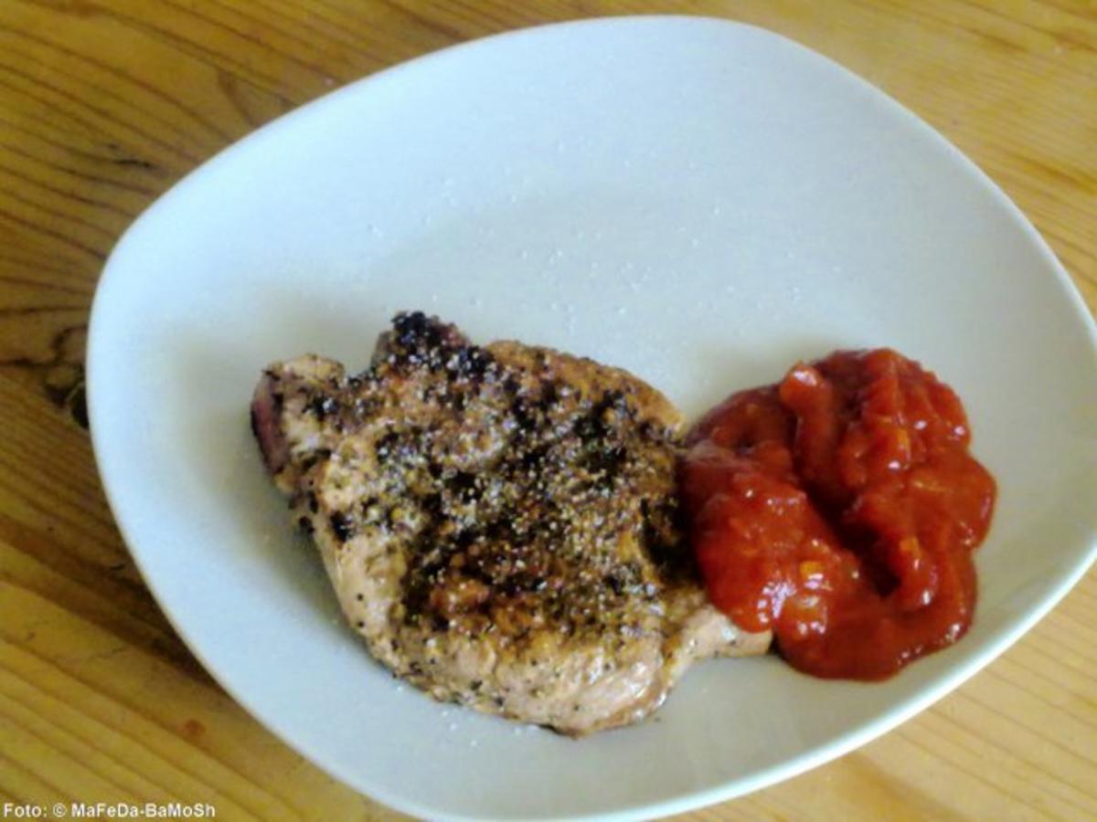 Bilder für Grill-Kotelett in Kaffee-Marinade - Rezept