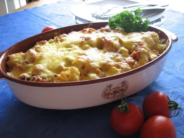 Blumenkohlauflauf - Rezept