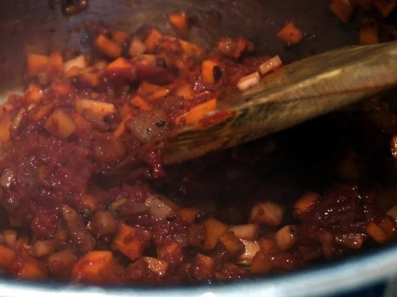 Rezept: Gulasch vom jungen Wildschwein Bild Nr. 13 Gulasch vom jungen Wildschwein - Rezept - Bild Nr. 13