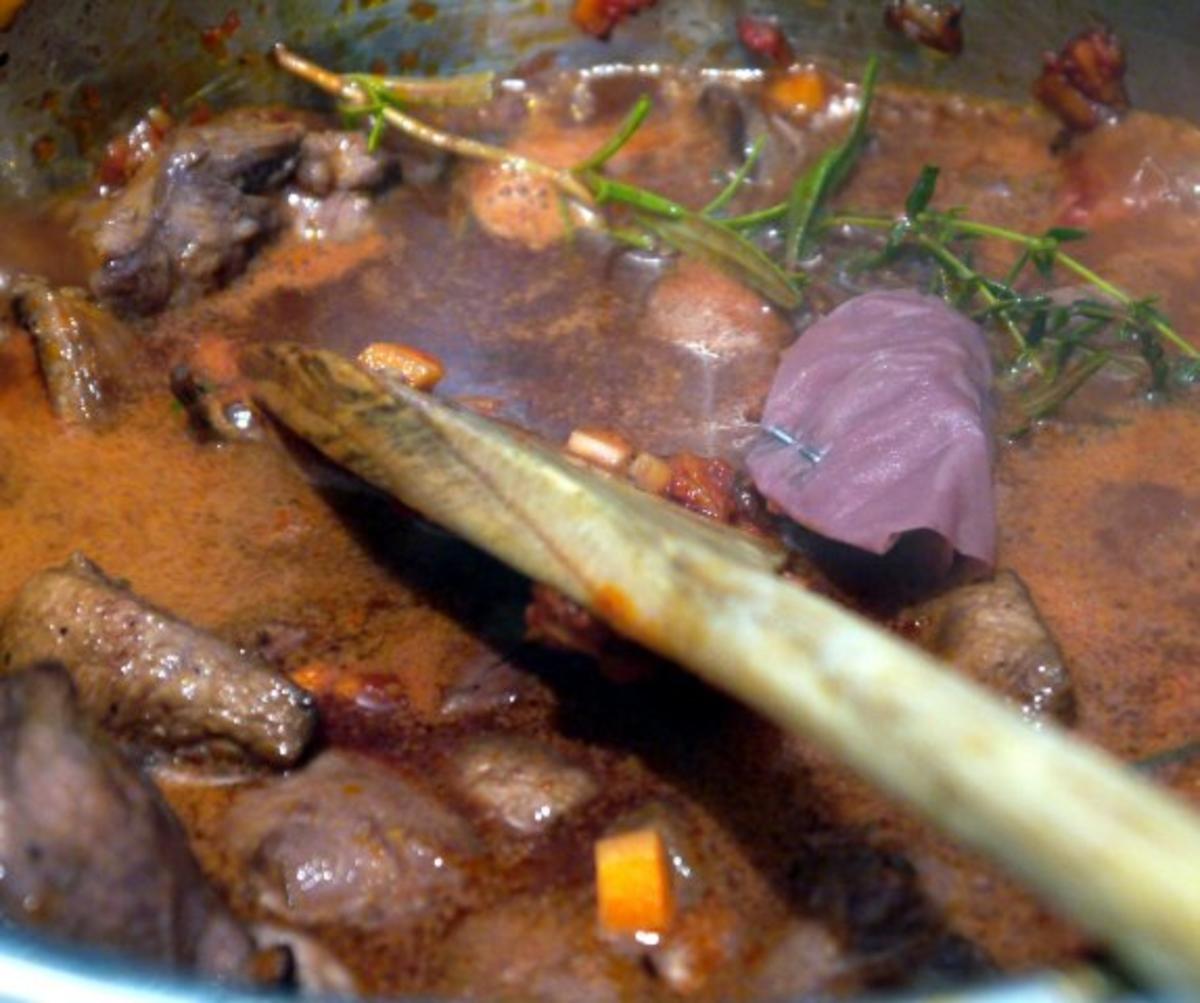 Gulasch vom jungen Wildschwein - Rezept - Bild Nr. 14