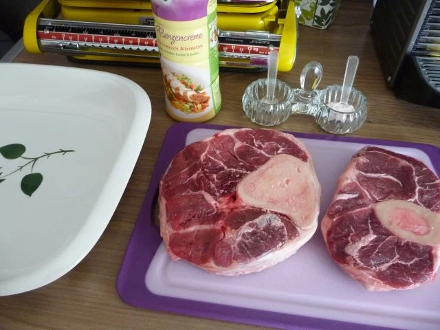 Rind : Beinscheibe mal anders...mal aus der Röhre...mit Gemüse - Rezept - Bild Nr. 2