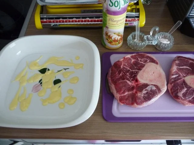 Rind : Beinscheibe mal anders...mal aus der Röhre...mit Gemüse - Rezept - Bild Nr. 3