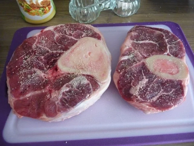 Rind : Beinscheibe mal anders...mal aus der Röhre...mit Gemüse - Rezept - Bild Nr. 4