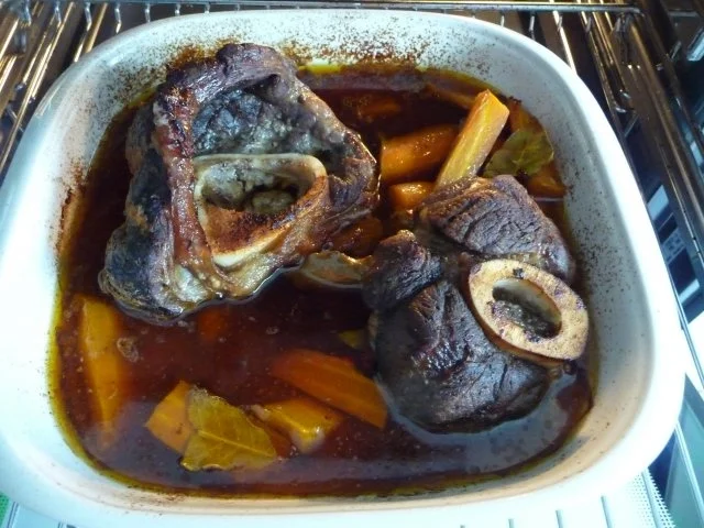 Rind : Beinscheibe mal anders...mal aus der Röhre...mit Gemüse - Rezept - Bild Nr. 11