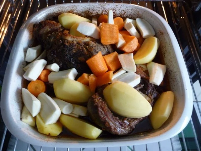Rind : Beinscheibe mal anders...mal aus der Röhre...mit Gemüse - Rezept - Bild Nr. 14