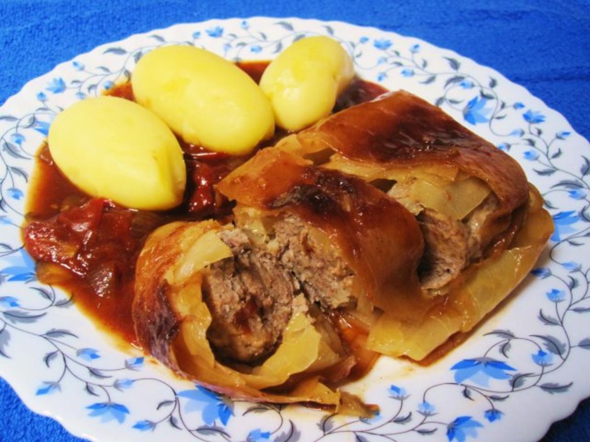 Kohlrouladen in Specksoße - einfach - von mimi