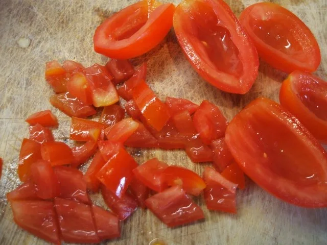 Rezept: Frischkäse: Tomaten und Taccos Bild Nr. 3 Frischkäse: Tomaten und Taccos - Rezept - Bild Nr. 3