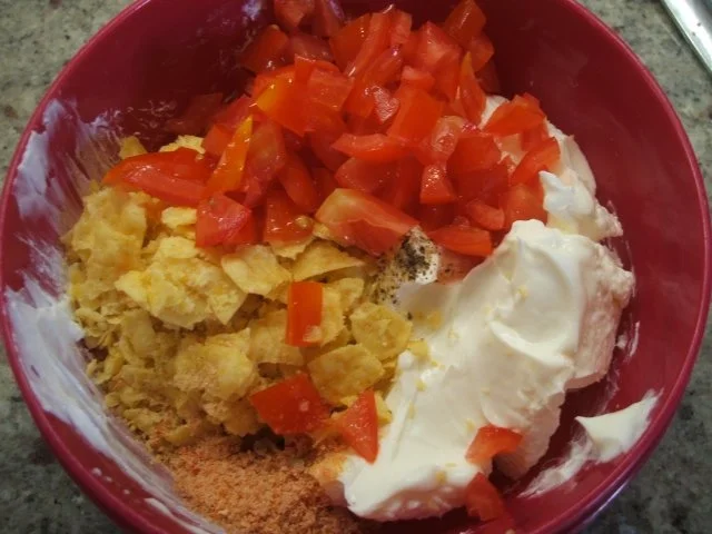 Rezept: Frischkäse: Tomaten und Taccos Bild Nr. 5 Frischkäse: Tomaten und Taccos - Rezept - Bild Nr. 5