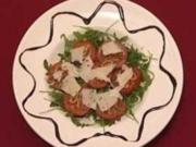 Tomaten-Carpaccio auf Rucolabett (Diana Herold) - Rezept
