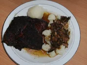 Fleisch: Rinderbauch / Schemmrippe, geschmort - Rezept