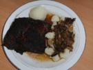 Fleisch: Rinderbauch / Schemmrippe, geschmort - Rezept