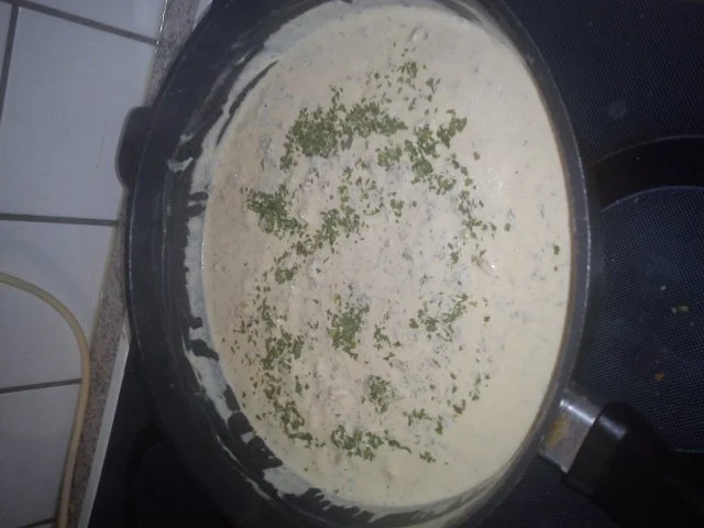 Rezept: Tortellini in Speck- Käsesauce Tortellini in Speck- Käsesauce - Rezept