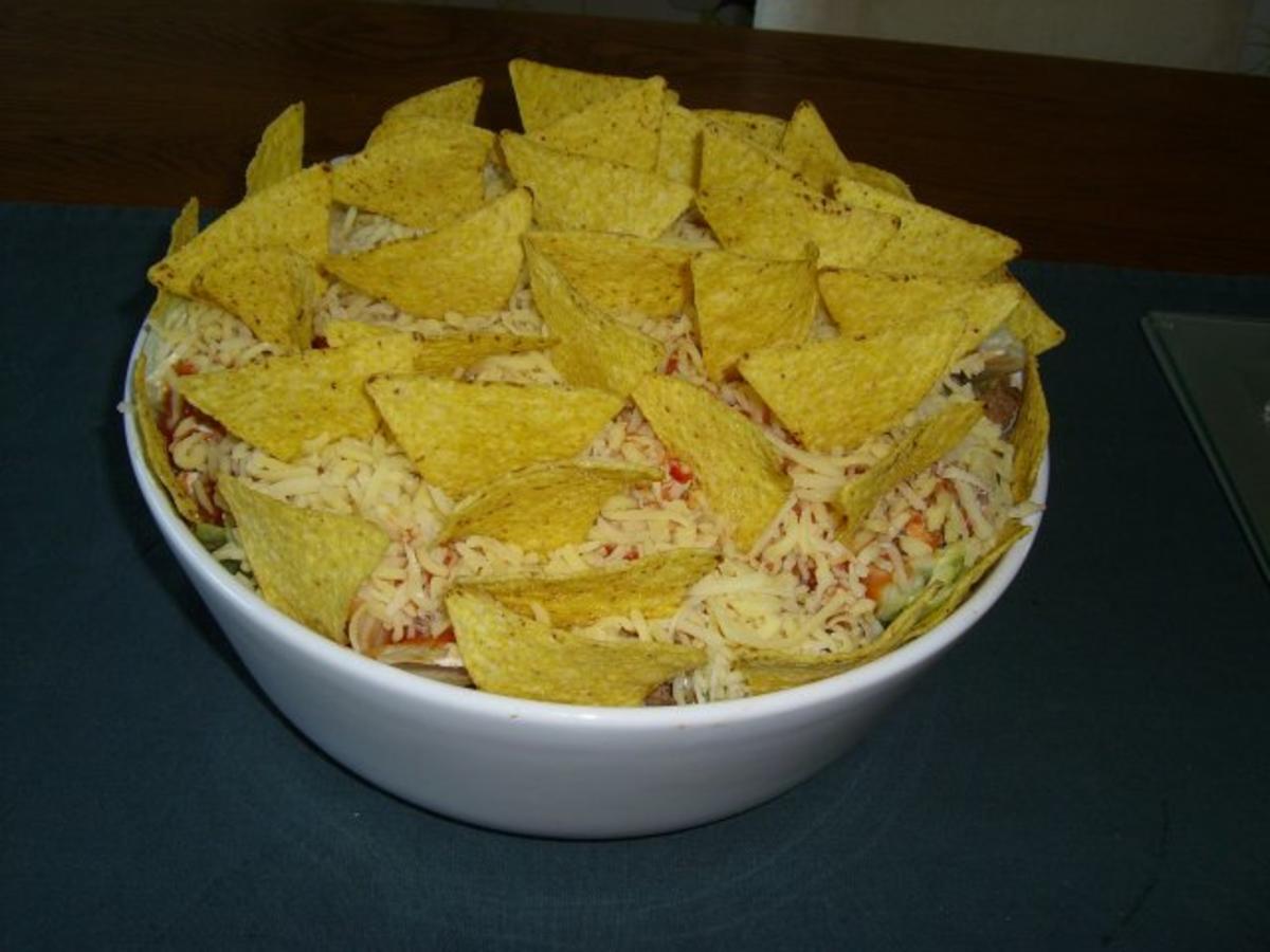 Nacho-Salat - Rezept von kochernie