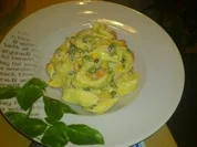 Tortellini mit gerösteten Sonnenblumenkernen - Rezept