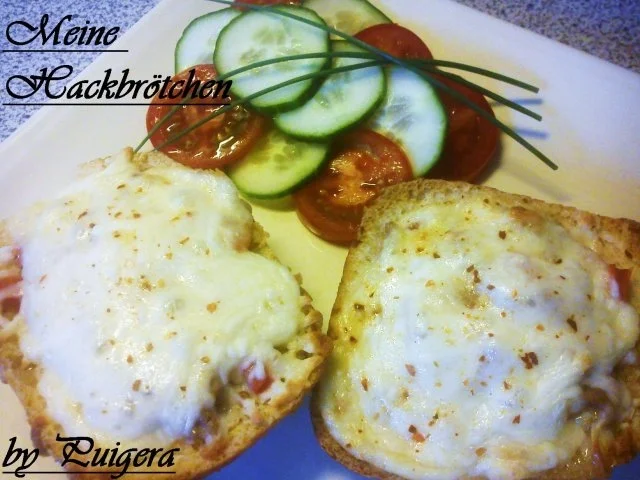 Meine Hackbrötchen - Rezept